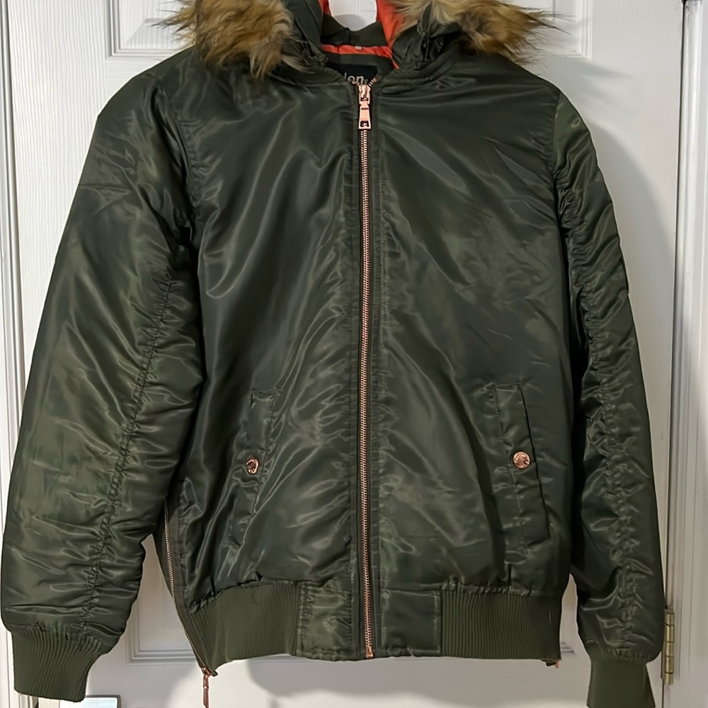 Madden Bomber Jacket Army Green